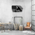 thumbnail image 4 of Craftnamesign US Soldier Praying Memorial Cross Metal Wall Art LED Light, USA Fallen Soldier Sign, 4 of 5