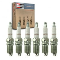 6 pc Champion Copper Plus Spark Plugs compatible with Pontiac G6 3.5L 3.9L V6 2007-2010