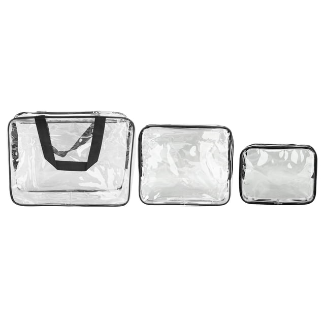 Bolsas de viaje transparentes Jadeshay 3 piezas PVC