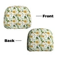 thumbnail image 4 of Goofa Watercolor Bright Sunflowers Pattern 2 PCS Car Headrest Cover, Headrest Protector,Universal Interior Car Accessories, 4 of 6
