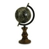12" Photo Negative Spinning Desk Globe with Column Base