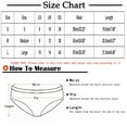 thumbnail image 2 of BLTIBY 3PC Womens Menstrual Period Triangle Panties Low Waisted Solid Color Leak Proof Underwear Comfortable Briefs Multicolor 2 L, 2 of 5