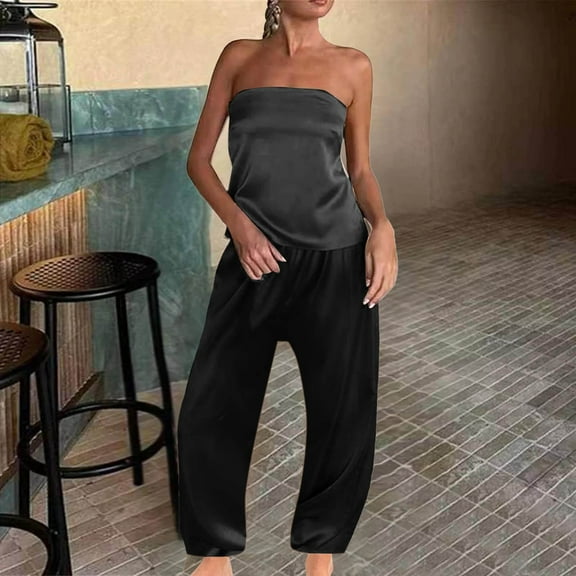 Summer Savings 2025!2 Piece Sets for Women Shorts Dressy Plus Size Two Piece Shorts Sets V Neck Solid Color 2 Piece Outfits Set for Women