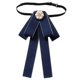thumbnail image 2 of Corbata de lazo preanudada para mujer, elegante para eventos formales, versátil y sin arrugas. Azul, 2 of 9