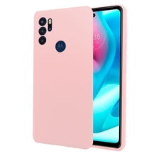 Funda Para Motorola Moto G60s Molan Cano Silicon Suave Rosa Mas Mica 9d 2pz Molan Cano Funda de Silicon