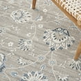 thumbnail image 6 of Nourison Lennox Modern Farmhouse Grey/Ivory 5'3" x 7'3" Area Rug, (5' x 7'), 6 of 8