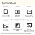 thumbnail image 4 of Microsoft Surface Laptop Copilot+ PC 13.8" Touchscreen Snapdragon X Elite Processor 16GB RAM 512GB SSD (7th Edition) Sapphire, 4 of 12