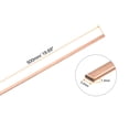 thumbnail image 2 of Uxcell 5Pcs Copper Brazing Rods 19" Flat Phosphorus Copper Filler Solder Welding Sticks for Air Conditioner, 2 of 6