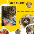 thumbnail image 6 of SHELLTON Lion Mane Costume - Lion Mane for Cats - Fits Neck Size 11”-15” - Perfect for Christmas, Parties, Photo Shoots and Gifts for Cat Lovers, 6 of 7