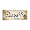 thumbnail image 4 of Luke 22:46 Gold Bible Verse Canvas Christian Wall Art Ready to Hang Unframed, 4 of 7