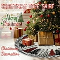 thumbnail image 5 of Xuniizn Christmas Tree Skirt Multicolor Short Plush Tree Skirts for Xmas Decor, Party Festive Merry Christmas Decorations for Home, 59", 5 of 7