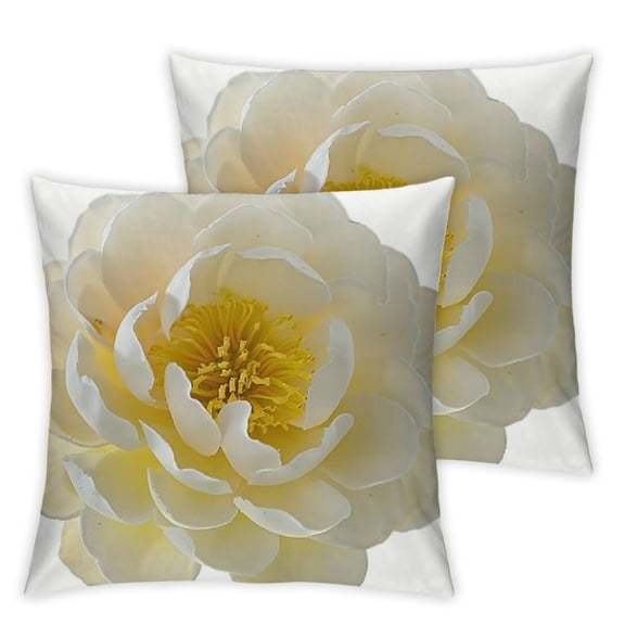 Handmade Flower Throw Pillow Cover Decorative Round Cushion Handmade Pillowcase Striped Floral Accent Pillow Case Bed Couch Bedroom Office InsertInch Beige Yellow