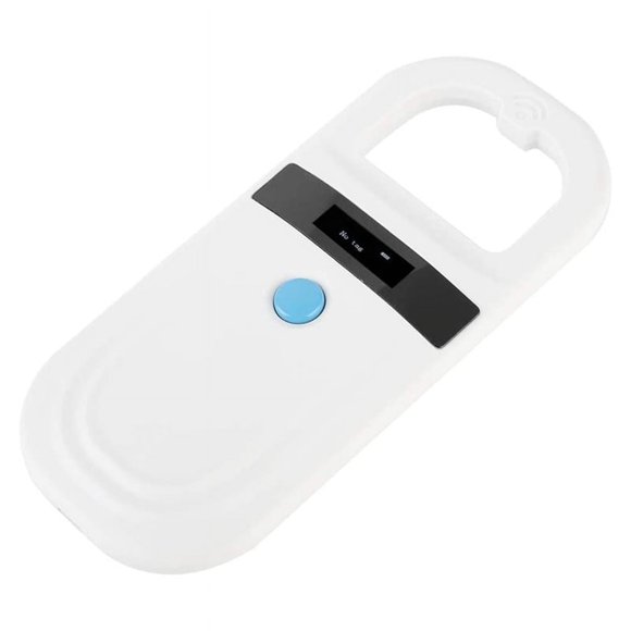 Reader RFID 134.2Khz, Pet ID Scanner with 0.91 Inch High Brightness OLED Display for Animal Tracking