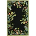 thumbnail image 6 of SAFAVIEH Chelsea Deloris Animal Lovers Wool Area Rug, Black/Green, 7'6" x 9'6" Oval, 6 of 9