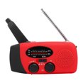 thumbnail image 3 of ABS manivela genera electricidad carga Solar luz LED prevención de desastres emergencia Radio AM/FM con función NOAA, 3 of 8