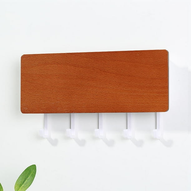Gancho de llaves BLESIY organizador Colgador de pared para el hogar madera y plástico