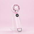 thumbnail image 3 of Mighty Portable Fan, Powerful Handheld Fan, USB Rechargeable Mini Personal Battery Powered, Pocket for Travel, Summer, Gifts for Women(Blue), 3 of 6