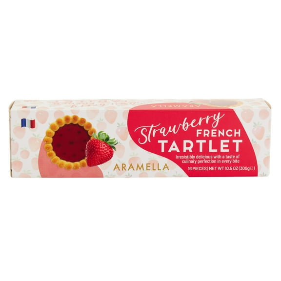 Aramella Strawberry French Tartlet, 16 Pieces, 10.5 oz
