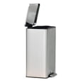 thumbnail image 2 of 8 Gallon 30 Liter Brushed Stainless Steel Silver Color Step on Trash Can, 2 of 5