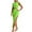 Green, variant on UJNDER Women's Elegant Long Skirt Suit Set Round Neck Slim Fit Bodycon Dress Outfit Daily Versatile Styling Comfortable Long Skirts for Women Black S