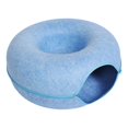 thumbnail image 2 of Cueva de gato de fieltro Salvador Azul, 2 of 9