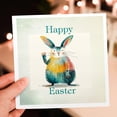 thumbnail image 6 of 3drose, Image of Large Colorful Bunny on Gradient Says Happy Easter, 1 Greeting Card with Envelope, 6 of 6