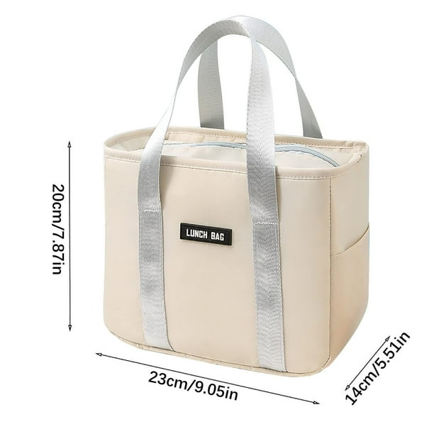 Insulated Lunch Box Large Capacity Thermal Bag Food Delivery Storage Container for Cooler Travel Picnic Bag Bodega Aurrera en linea