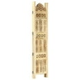thumbnail image 2 of vidaXL Solid Mango Wood Hand Carved Room Divider Screen Multi Sizes/Colors, 2 of 10