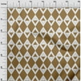 thumbnail image 3 of oneOone Cotton Poplin Twill Light Brown Fabric Check Argyle Sewing Material Print Fabric By The Yard 56 Inch Wide, 3 of 5