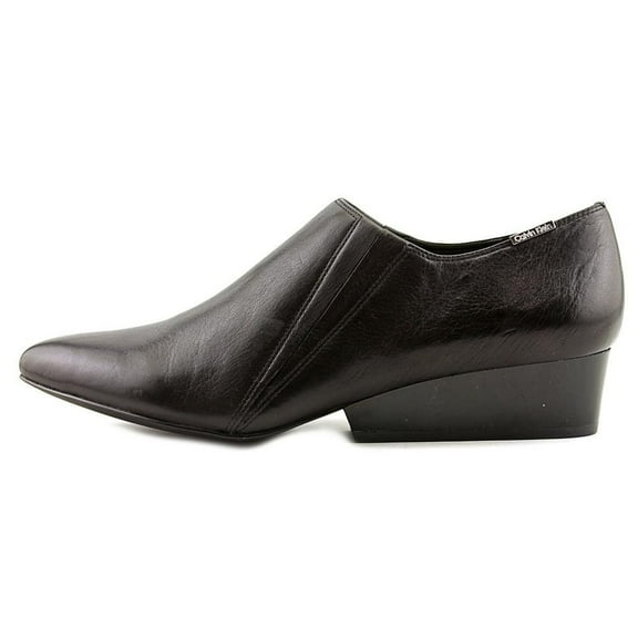 Calvin Klein Womens Cherice Norway Leather Pointed Toe Loafers