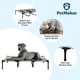 thumbnail image 2 of Cama elevada portátil para perros 48 x 35.5 pulgadas con pies antideslizantes para mascotas hasta 100 libras gris, 2 of 6