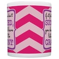 thumbnail image 3 of ThisWear Mothers Day Gift Succeed Should've Listened to Granny 11 ounce 2 Pack Coffee Mugs Pink Chevron, 3 of 4