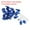 Blue, variant on 1/4" Carbon Steel Track Spikes Sports Shoes Spikes Replacement Accessories with Wrench Black 20 Pack