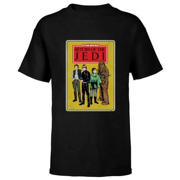 Star Wars Return of the Jedi - Short Sleeve T-Shirt for Kids - Customized-Black