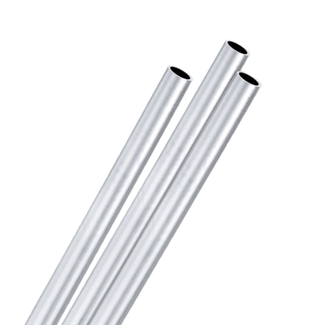 Tubo redondo de aluminio 6063 en paquete de 3, 8mmx10mm (IDxOD) longitud de 300mm