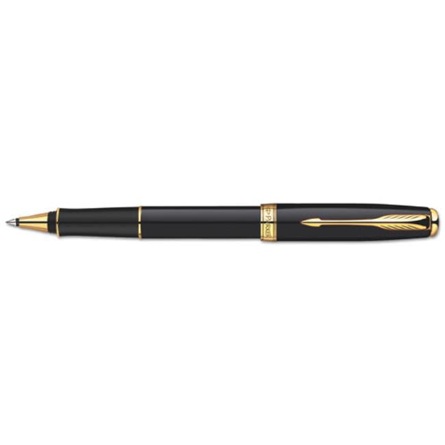 Luxurious Parker Sonnet Ballpoint Pens Matte Black White Clip 0.5mm Fine Nib 