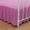 Pink, variant on Bed Skirt King Size Ruffled Bed Skirt with Split Corners,12 Inch Drop Dust Ruffle Bed Skirt with Platform, King-12 Inch, Blush