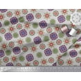 thumbnail image 2 of Soimoi Modal Tissu Satin Mandala Kaleidoscope Tissu Imprime par Yard 42 Pouces de Large, 2 of 3