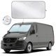 thumbnail image 1 of Cortina Solar Plegable para Parabrisas – Protector contra Rayos UV y Calor, para Auto (XXXX-Extra Grande, 75 x 37 Pulgadas), Incluye Bolsa de Almacenamiento, 1 of 5