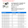 thumbnail image 2 of A/C Compressor Kit - Compatible with 1998 - 2002 Honda Accord 2.3L 1999 2000 2001, 2 of 2