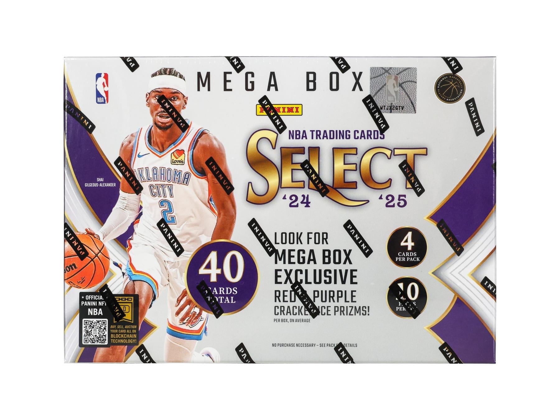 2024-25 Panini Select NBA Basketball Mega Box Case - 20 Megas