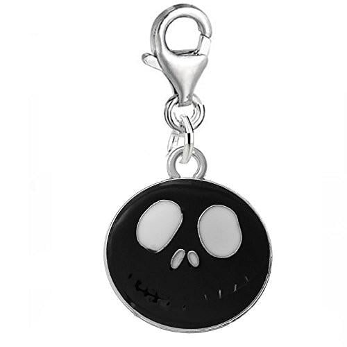 Nightmare Before Christmas Clip-on Pendant for European Charm Jewelry w/ Lobster Clasp