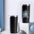 thumbnail image 4 of 20oz Powder Coated Easter Tumbler with Telescopic Straw, Insulated Travel Mug, [Easter Theme] Print, 4 of 6
