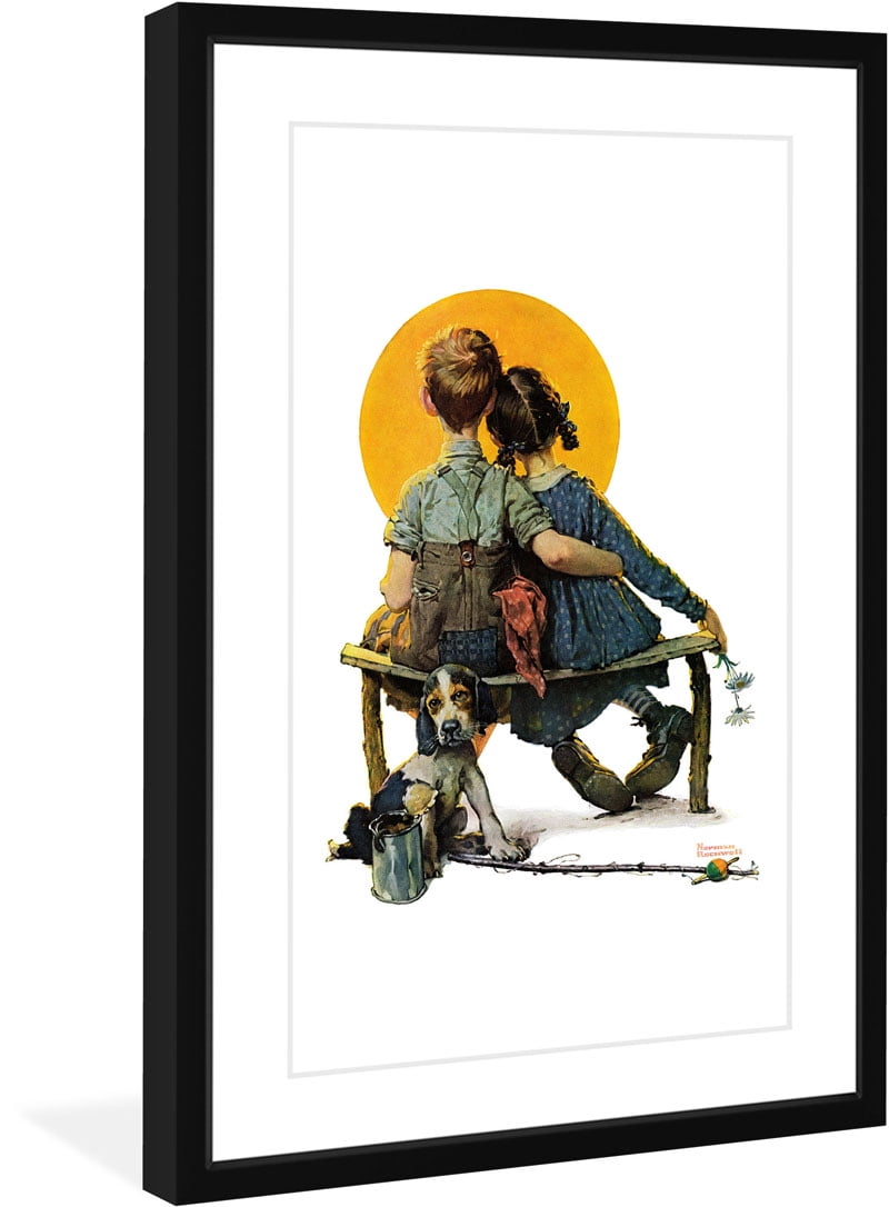 Marmont Hill Sunset by Norman Rockwell Framed Wall Art