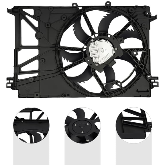 Radiator Condenser Cooling Fan For 2018 2019 2020 Toyota Camry L SE XLE XSE 2.5L