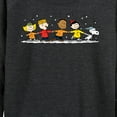 thumbnail image 3 of Peanuts - Group Skate Lightweight French Terry Wide Neck Long Sleeve Graphic Shirt, 3 of 6