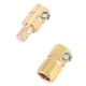 thumbnail image 5 of Par de conectores rápidos para cables de soldadura, 6 piezas, conector rápido para cables de soldadura de estilo europeo de cobre, diseño fácil de usar, 5 of 6