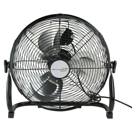 

Northlight 14 Adjustable 3-Speed Tilt Portable Floor Fan - Black