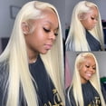 thumbnail image 4 of 613 Honey Blonde Color 13x4 Lace Front Human Hair Wigs for Women Transparent Brazilian Remy Straight Frontal Wig Human Hair Lumiere Hair 14 inch, 4 of 7