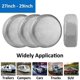 thumbnail image 2 of 4 Piezas Cubiertas de Neumáticos 27-29 Pulgadas Cubiertas de Neumáticos de Coche Universales Impermeables Cubiertas de Neumáticos de Repuesto Cubierta Protectora de Polvo Plata, 2 of 5